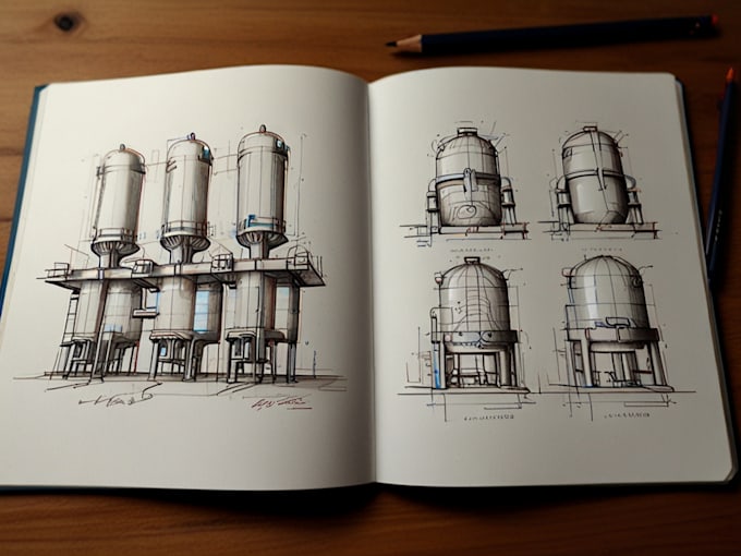 Gig Preview - Do industrial and product design concept sketches