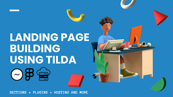 Gig Preview - Create landing page using tilda