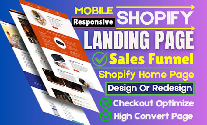 Bestseller - design shopify product flash sales landing page gempages pagefly store redesign