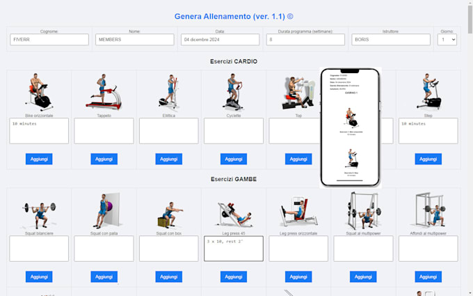 Bestseller - create nice and tidy workouts for you or your gym members