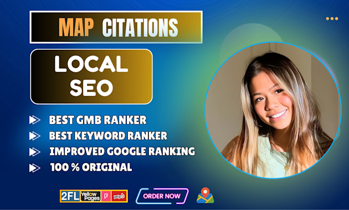 Gig Preview - Build top local citations backlinks for gmb, local seo ranking