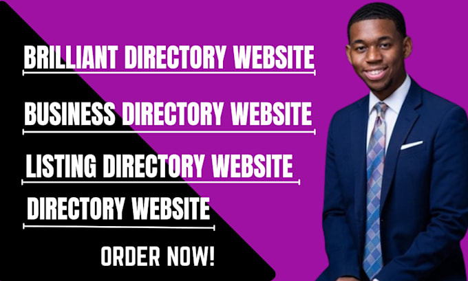 Gig Preview - Business directory website directory website business directory website