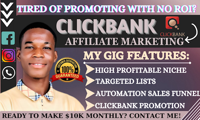 Bestseller - promote affiliate marketing sales funnel to boost clickbank affiliate sales