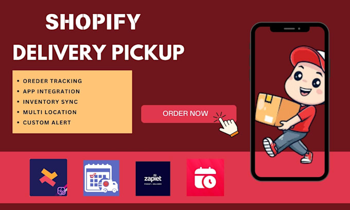 Gig Preview - Setup shopify store delivery pickup pickeasy zapiet birdpickup stellar estimated