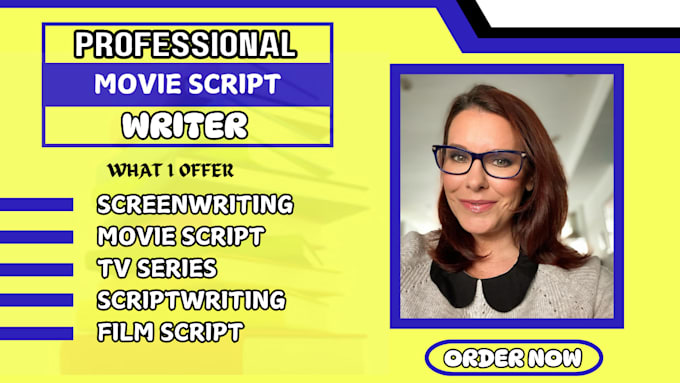 Gig Preview - Ghostwrite industry screenwriting TV series, movie script, screenplay