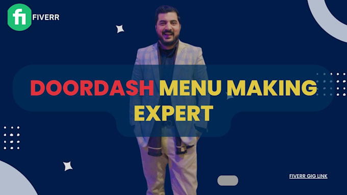 Gig Preview - Make your menu on doordash