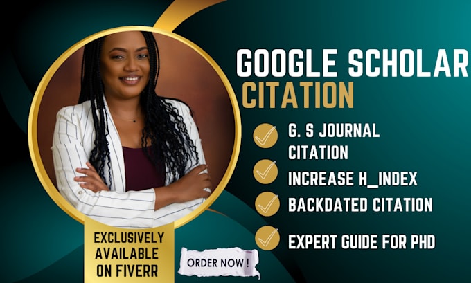 Gig Preview - Do google scholar article citation using journal