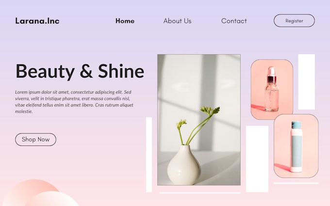 Gig Preview - Create shopify website design shopify store redesign shopify website redesign