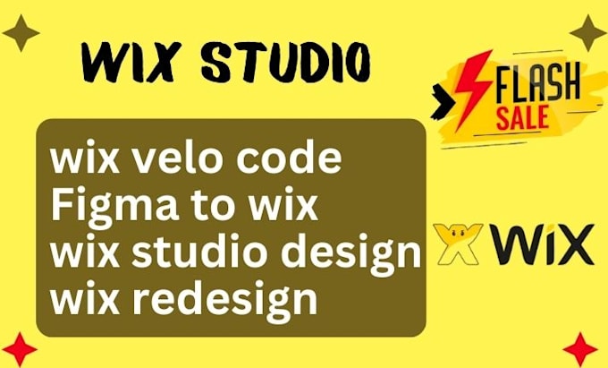 Gig Preview - Do wix studio velo code figma to wix studio website design redesign