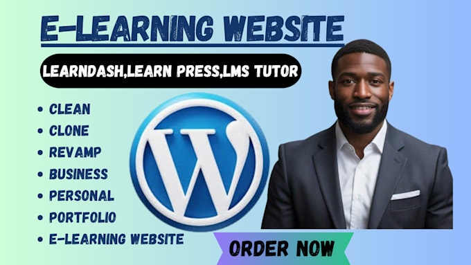 Gig Preview - Create a wordpress lms website and learndash lms