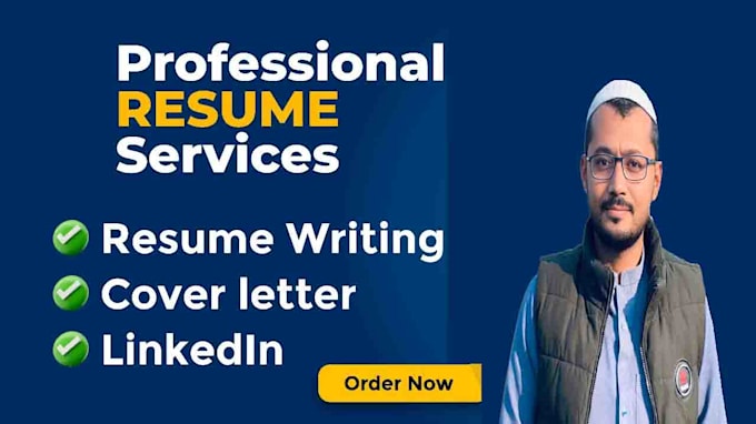 Gig Preview - Write professional resume writing CV and cover letter