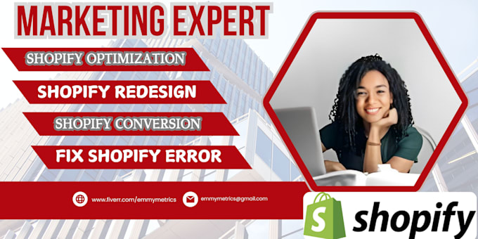 Gig Preview - Redesign your shopify store and fix error to boost conversion