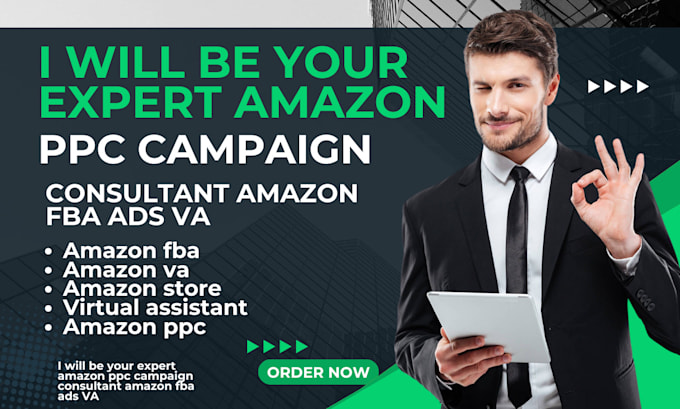 Gig Preview - Be your expert amazon ppc campaign consultant amazon fba ads VA