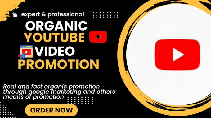 Gig Preview - Do super fast organic youtube video promotion and marketing