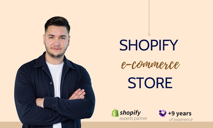 Gig Preview - Build a professional shopify store for your ecommerce business