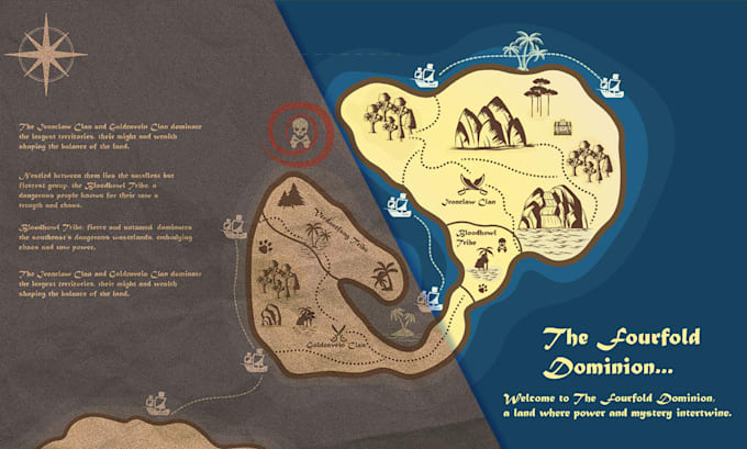 Gig Preview - Design stunning custom maps for games, fantasy, or rpgs