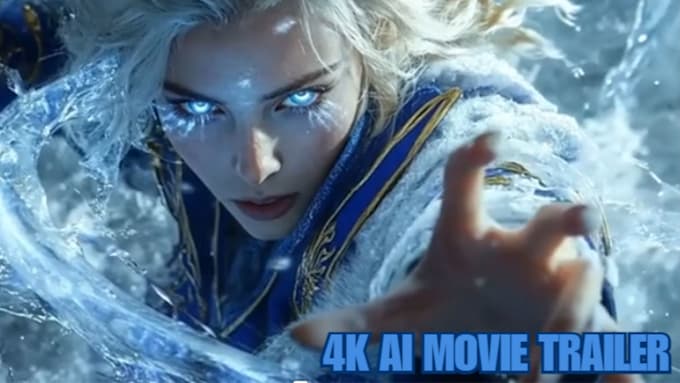 Gig Preview - Craft 4k stunning ai short film and movie trailers