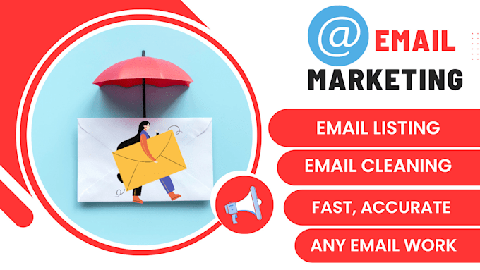 Gig Preview - Build an email list and send emails for your marketing