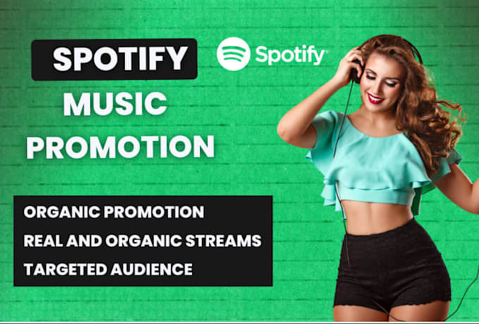 Gig Preview - Do active USA organic spotify music promotion, album promotion, spotify pitch