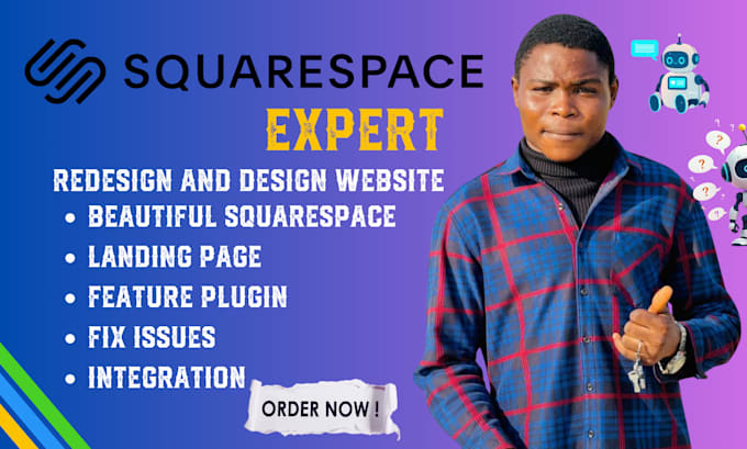 Bestseller - do beautiful squarespace website design, fix squarespace website redesign