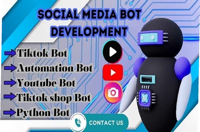 Gig Preview - Develop python bot for social media automation