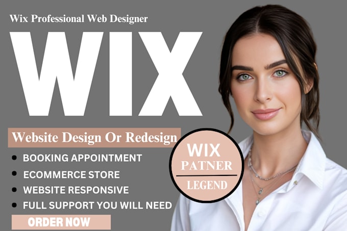 Gig Preview - Do wix website redesign wix studio website interactive 3d animated wix website