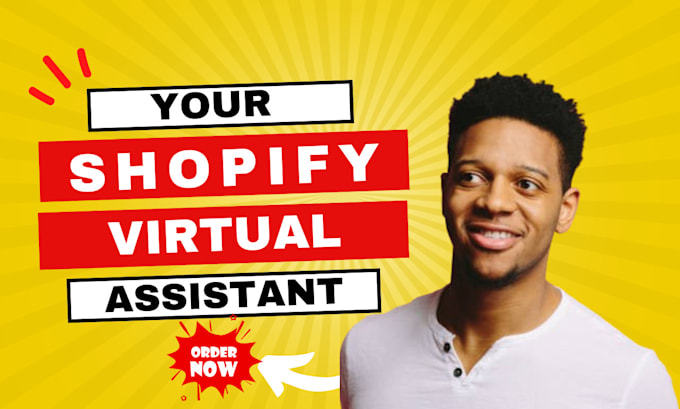 Gig Preview - Shopify virtual assistant, store manage for shopify sales marketing cro, USA UK