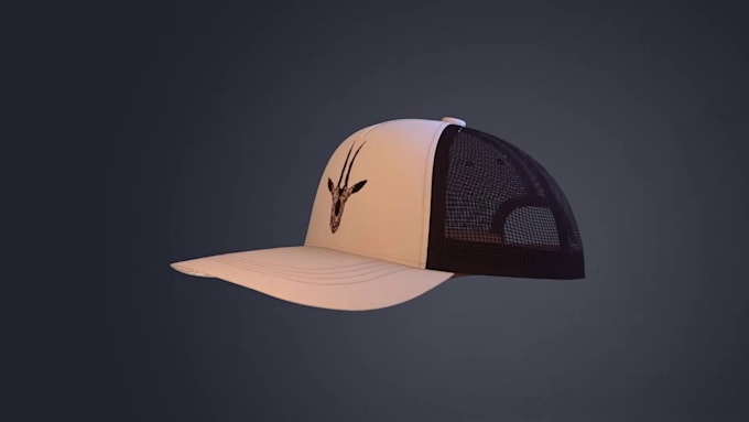 Gig Preview - Do 3d cap animation 3d hat design 3d baseball cap with 3d clothing animation