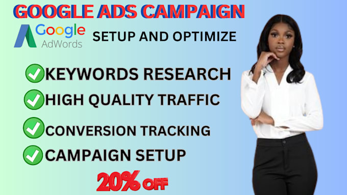 Gig Preview - Setup google ads adwords PPC campaign from scratch