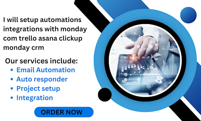 Gig Preview - Setup automations integrations with monday com trello asana