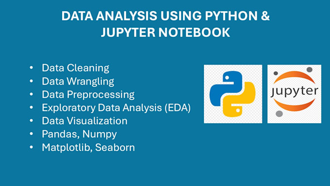 Gig Preview - Do data analysis using python and jupyter notebook