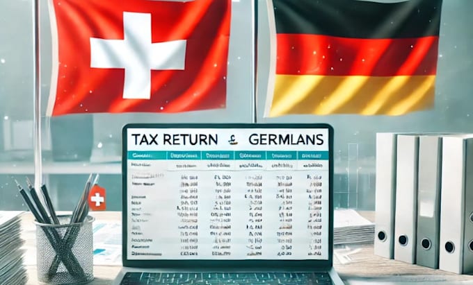 Gig Preview - Do swiss, german income tax return, cooperate tax and tax consultation