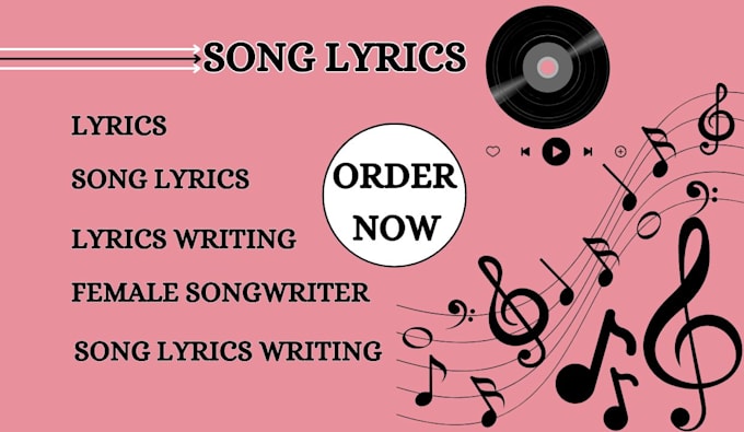 Gig Preview - Help you write your stunning song lyrics