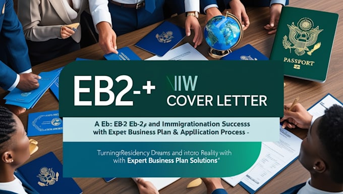 Gig Preview - Write cover letter for  eb2 niw eb2 visa business plan services for immigration