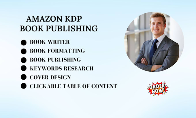 Gig Preview - Write amazon kdp books, amazon kdp book publishing, book formatting