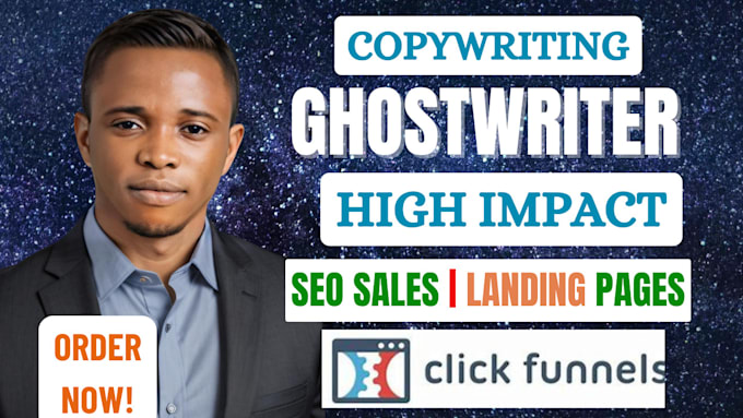 Gig Preview - Be your sales copy writer clickfunnels website landing sales page copywriting