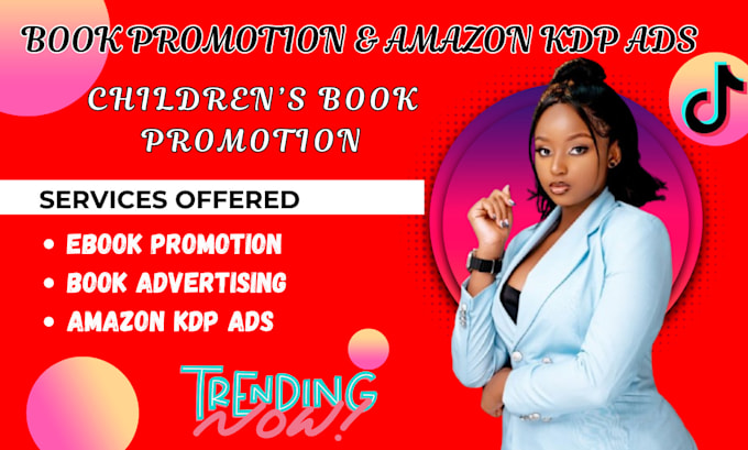 Gig Preview - Do children book promotion ebook promotion book advertising amazon kdp ads