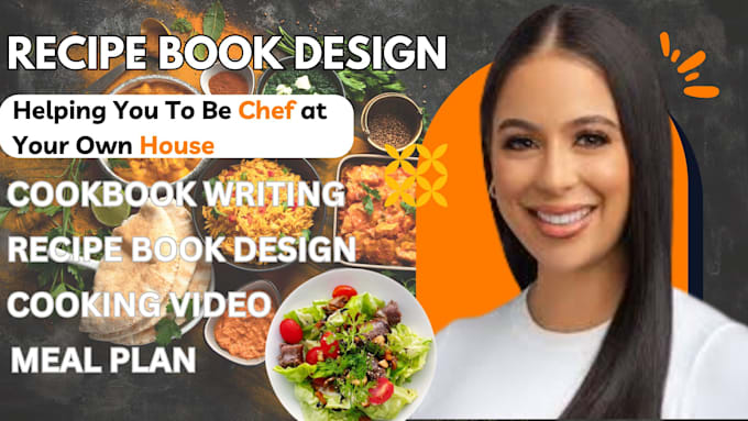 Gig Preview - Write healthy cookbook recipe meal plan cookbook formatting recipe book design