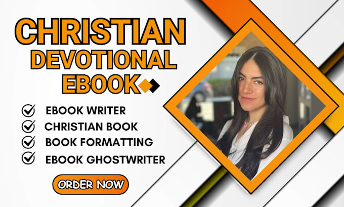 Gig Preview - Ghostwrite format edit and do christian devotional book layout design