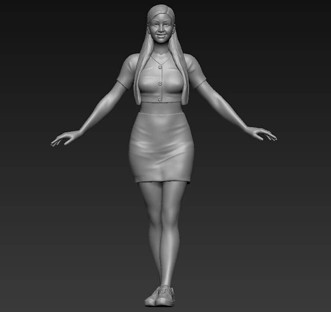 Gig Preview - Sculpt 3d printing and figure character