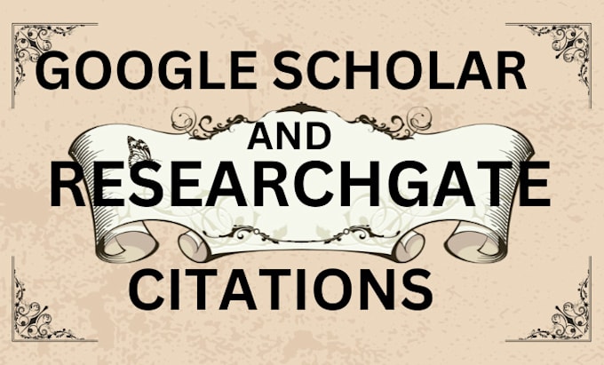 Gig Preview - Help you promote and increase google scholar citations