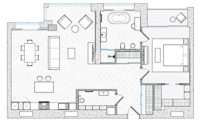 Bestseller - draw architectural plan, floor plan, mep drawing, architectural stamp