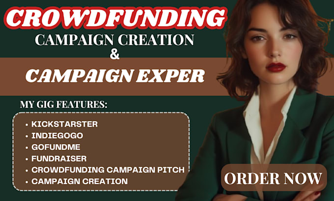 Bestseller - do crowdfunding campaign creation promotion on gofundme indiegogo kickstarter