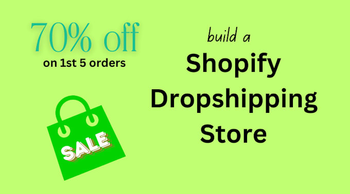 Gig Preview - Build automated shopify dropshipping store, redesign design shopify website