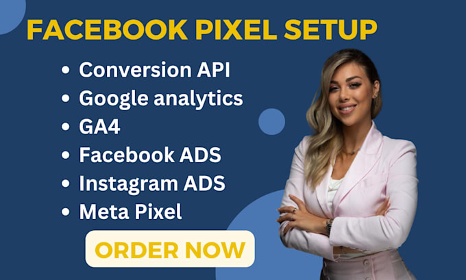 Gig Preview - Facebook pixel fix meta pixel conversion API google analytics 4 ga4 on shopify