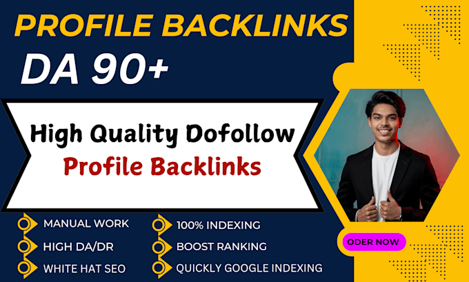 Gig Preview - Create high quality white hat profile creation backlinks