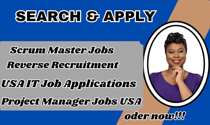 Gig Preview - Search and apply USA IT project manager scrum master reverse recruit remote jobs