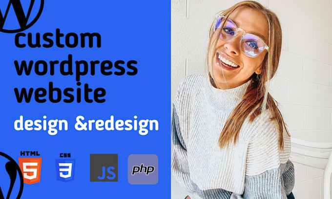 Bestseller - custom and modern design wordpress website