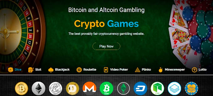 Gig Preview - Do crypto game crash game website coin flipping online game