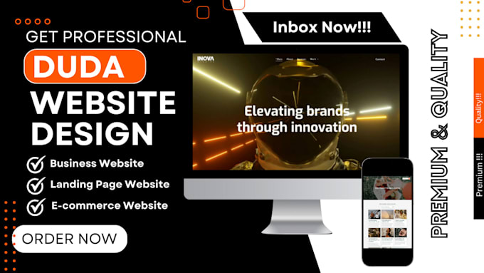 Gig Preview - Build responsive duda website design duda redesign duda seo duda website builder